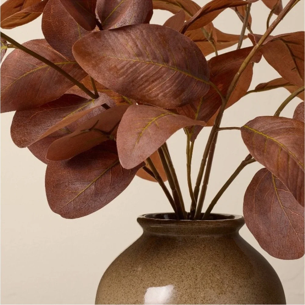 Hearth & Hand Magnolia Rusted Silver Dollar Eucalyptus Fall Arrangement
